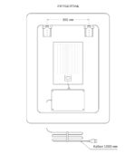 LED огледало за баня с дървесен декор - Image 10