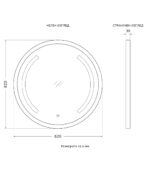 LED огледало "Дуо" Ø62 - Image 9