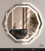 LED огледало "Лого" Ø60 - Image 4